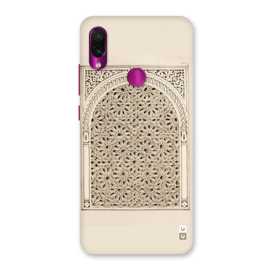 Window Ornaments Back Case for Redmi Note 7 Pro