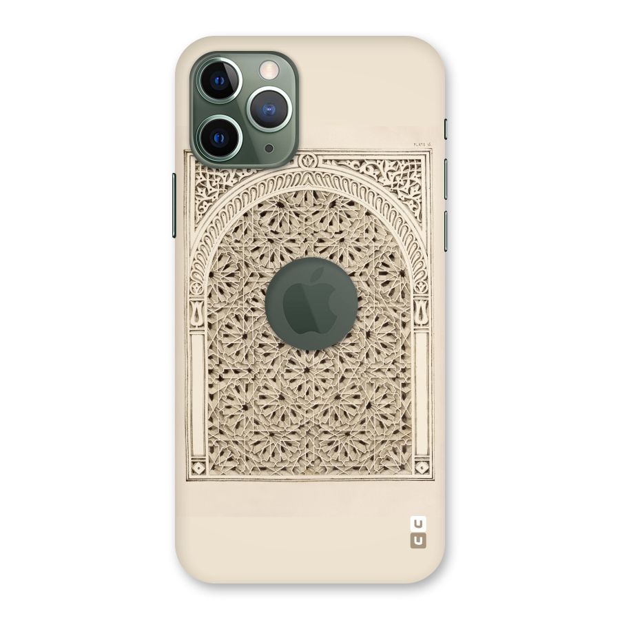 Window Ornaments Back Case for iPhone 11 Pro Logo  Cut