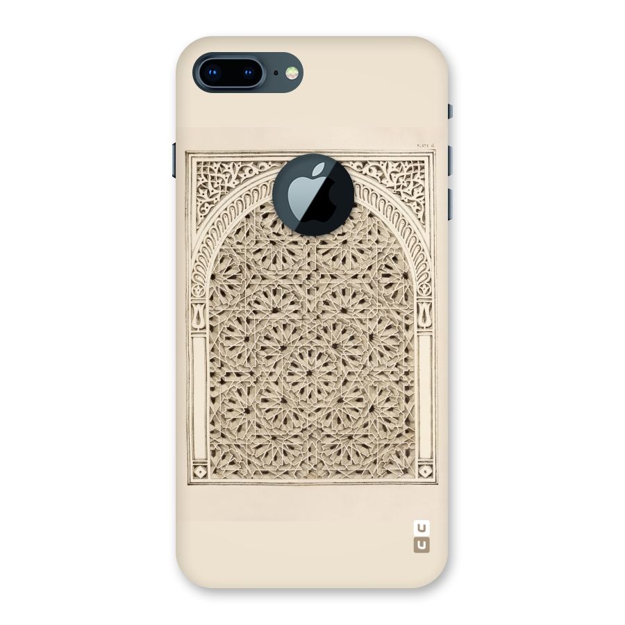 Window Ornaments Back Case for iPhone 7 Plus Logo Cut