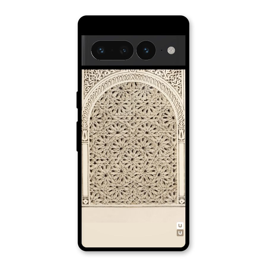 Window Ornaments Glass Back Case for Google Pixel 7 Pro