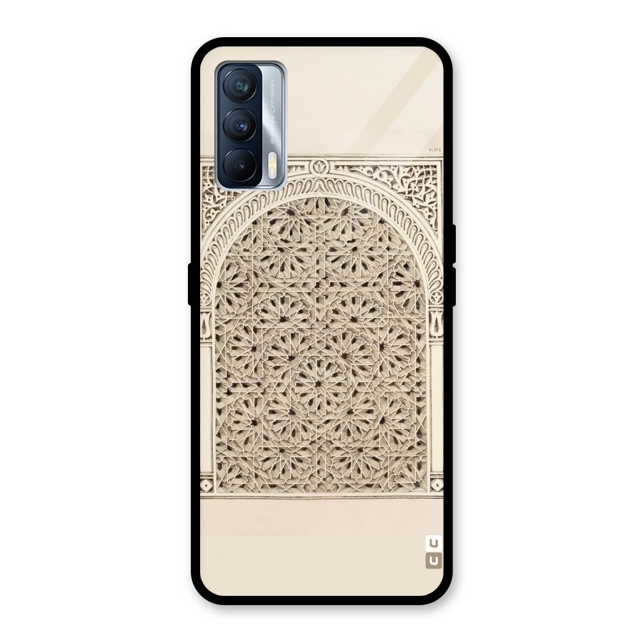 Window Ornaments Glass Back Case for Realme X7