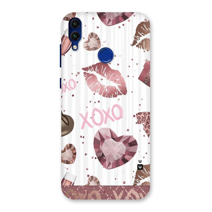 Wine Lip xoxo Back Case for Honor 8C