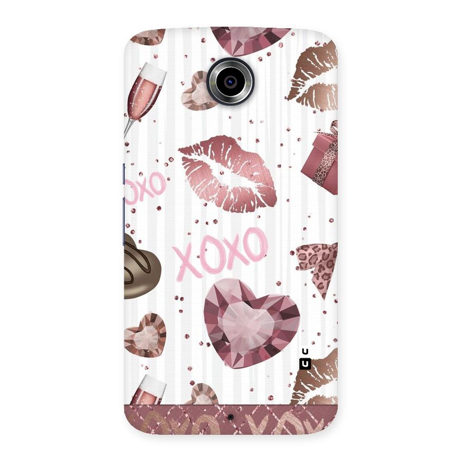 Wine Lip xoxo Back Case for Nexsus 6