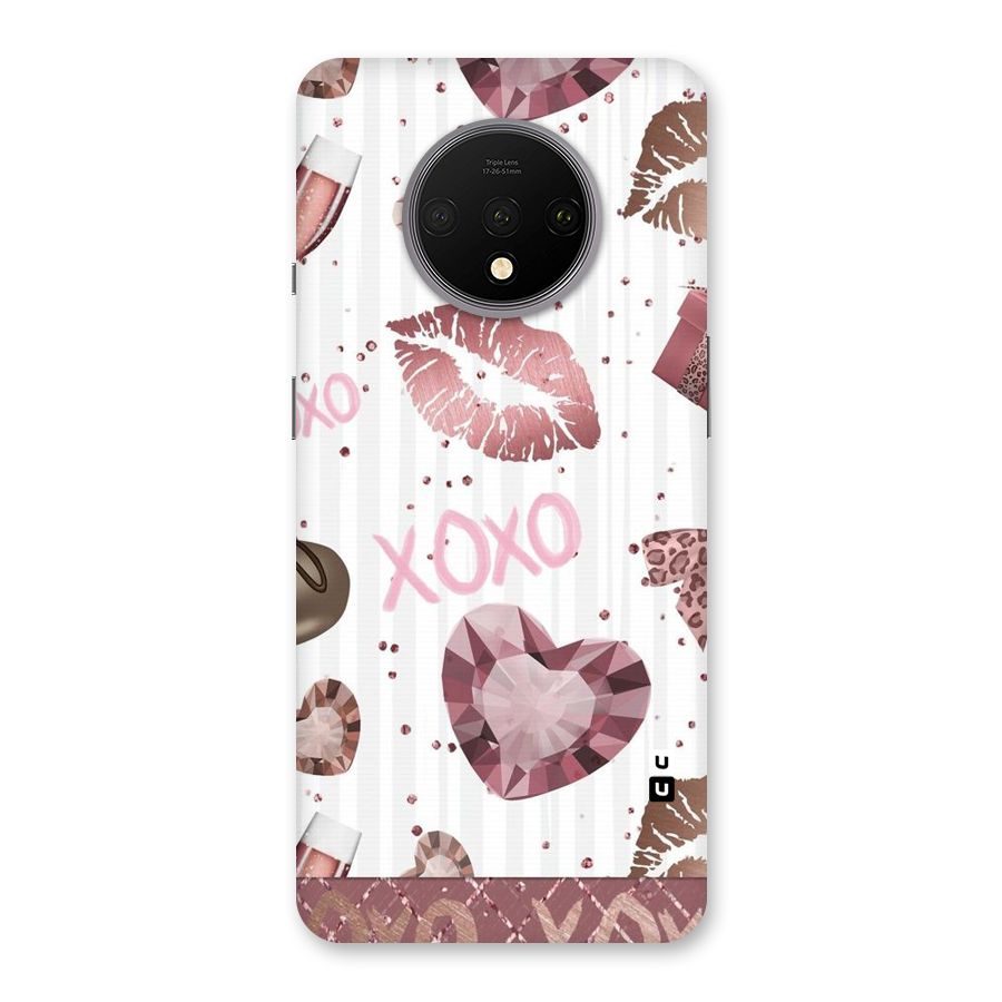 Wine Lip xoxo Back Case for OnePlus 7T