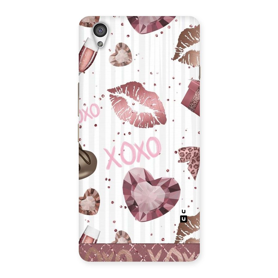 Wine Lip xoxo Back Case for OnePlus X