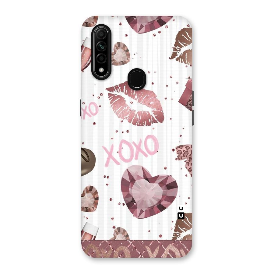 Wine Lip xoxo Back Case for Oppo A31