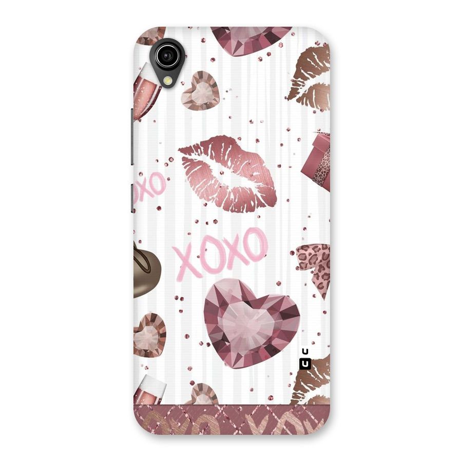 Wine Lip xoxo Back Case for Vivo Y90