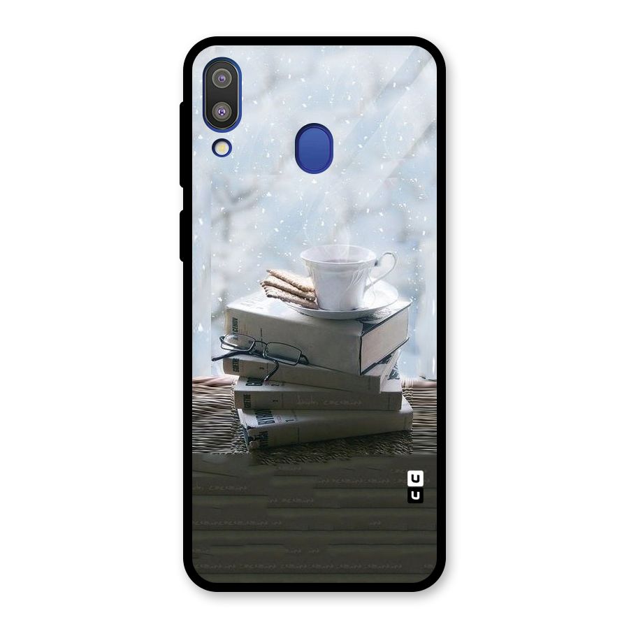 Winter Reads Glass Back Case for Galaxy M20