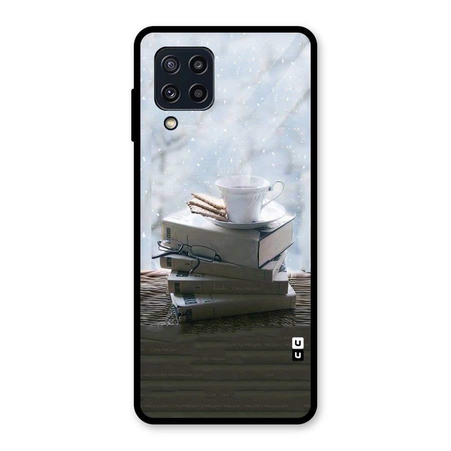 Winter Reads Glass Back Case for Galaxy M32