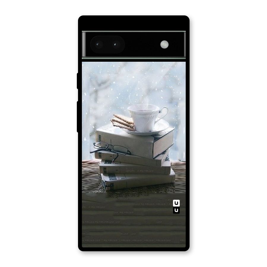 Winter Reads Glass Back Case for Google Pixel 6a