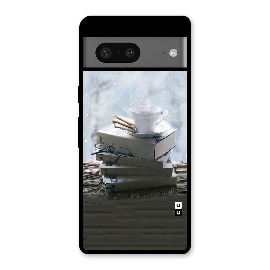 Winter Reads Glass Back Case for Google Pixel 7