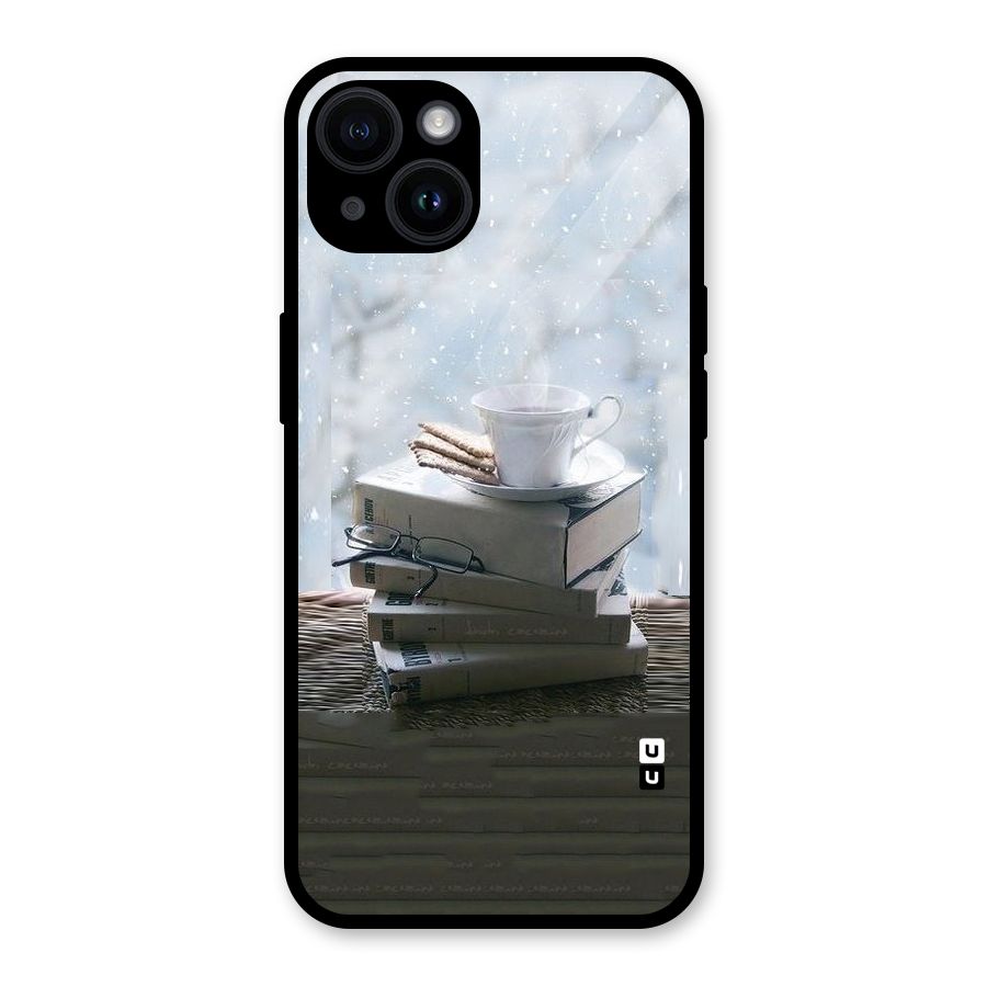 Winter Reads Glass Back Case for iPhone 14