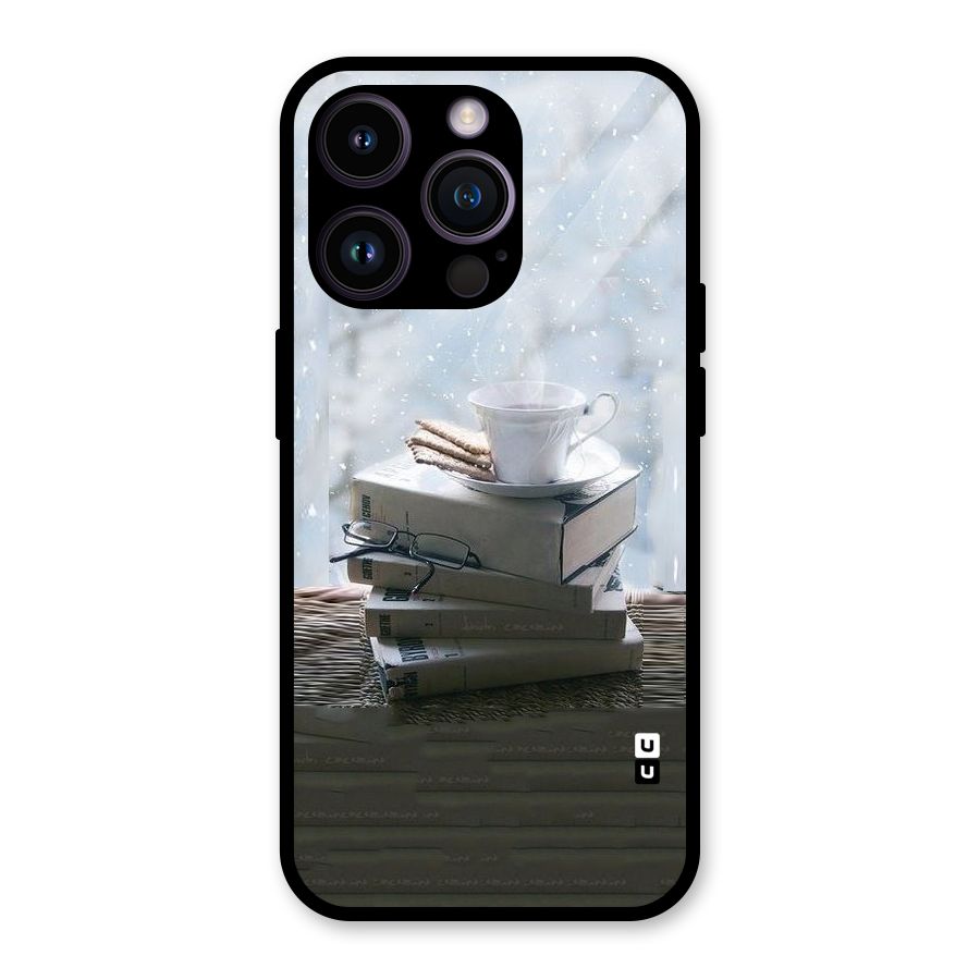 Winter Reads Glass Back Case for iPhone 14 Pro
