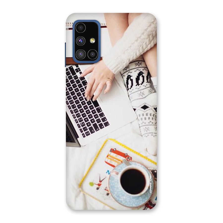 Winter Relaxation Back Case for Galaxy M51