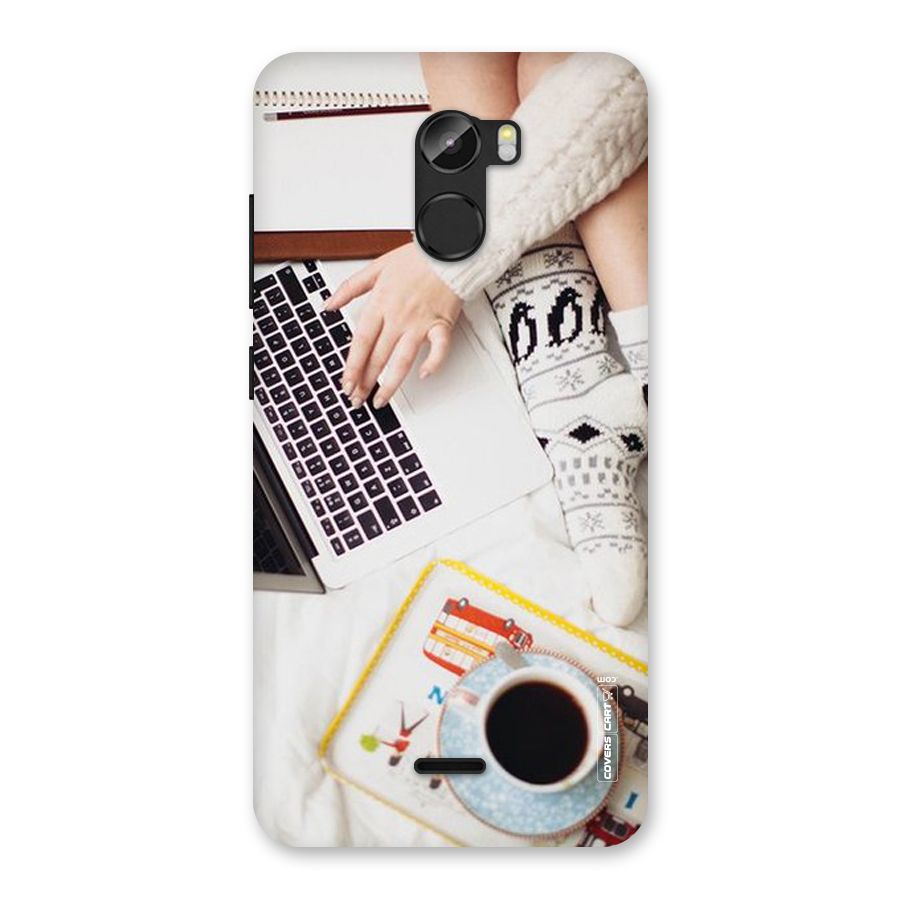 Winter Relaxation Back Case for Gionee X1
