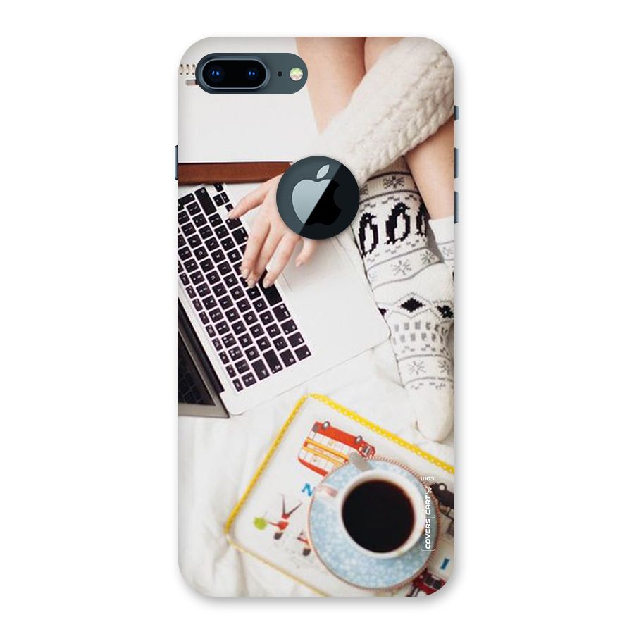 Winter Relaxation Back Case for iPhone 7 Plus Logo Cut