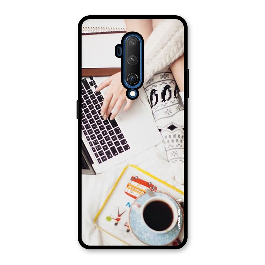 Winter Relaxation Glass Back Case for OnePlus 7T Pro