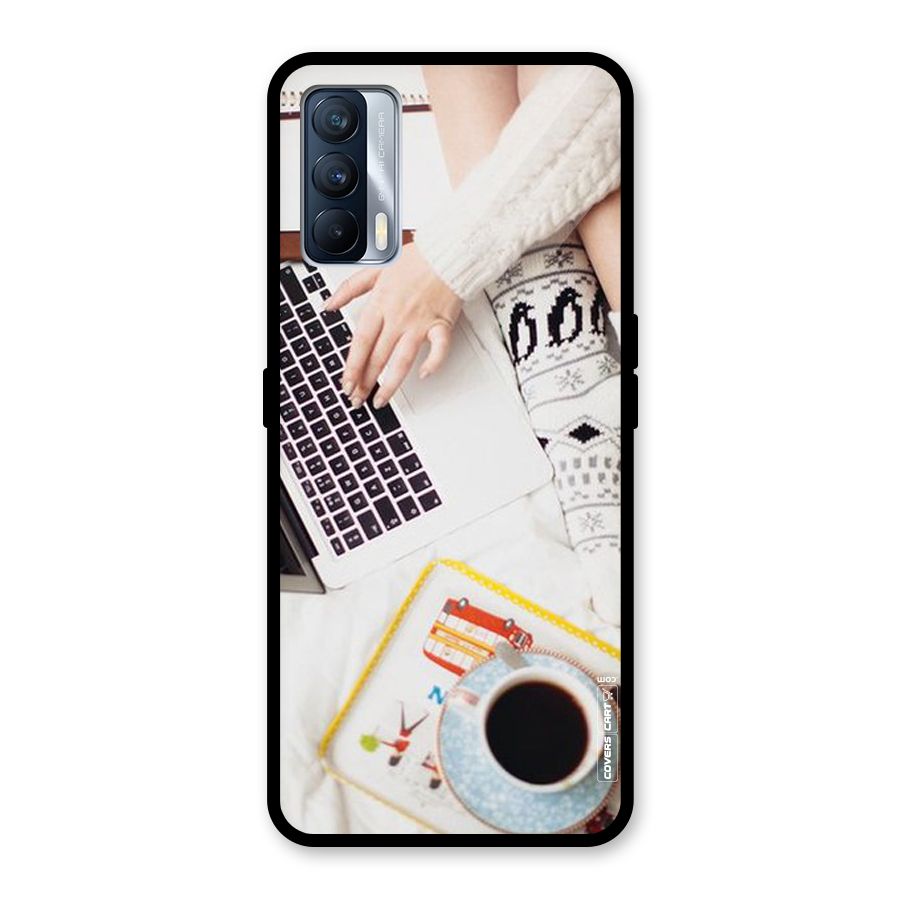 Winter Relaxation Glass Back Case for Realme X7