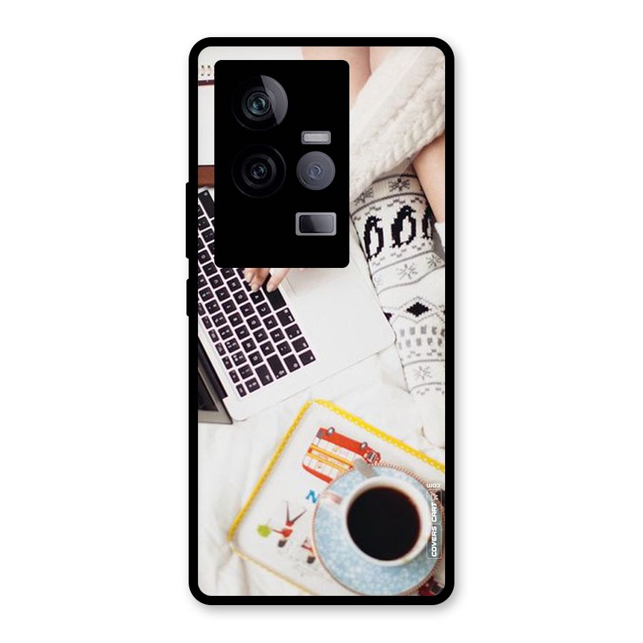 Winter Relaxation Glass Back Case for Vivo iQOO 11 5G