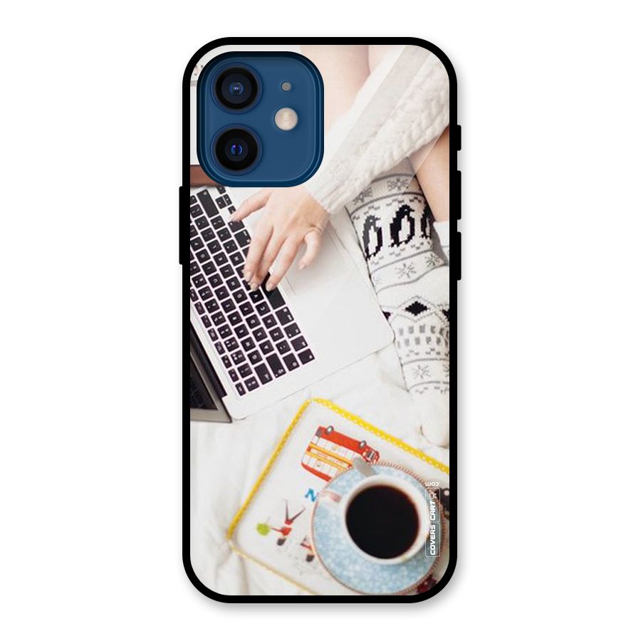 Winter Relaxation Glass Back Case for iPhone 12 Mini