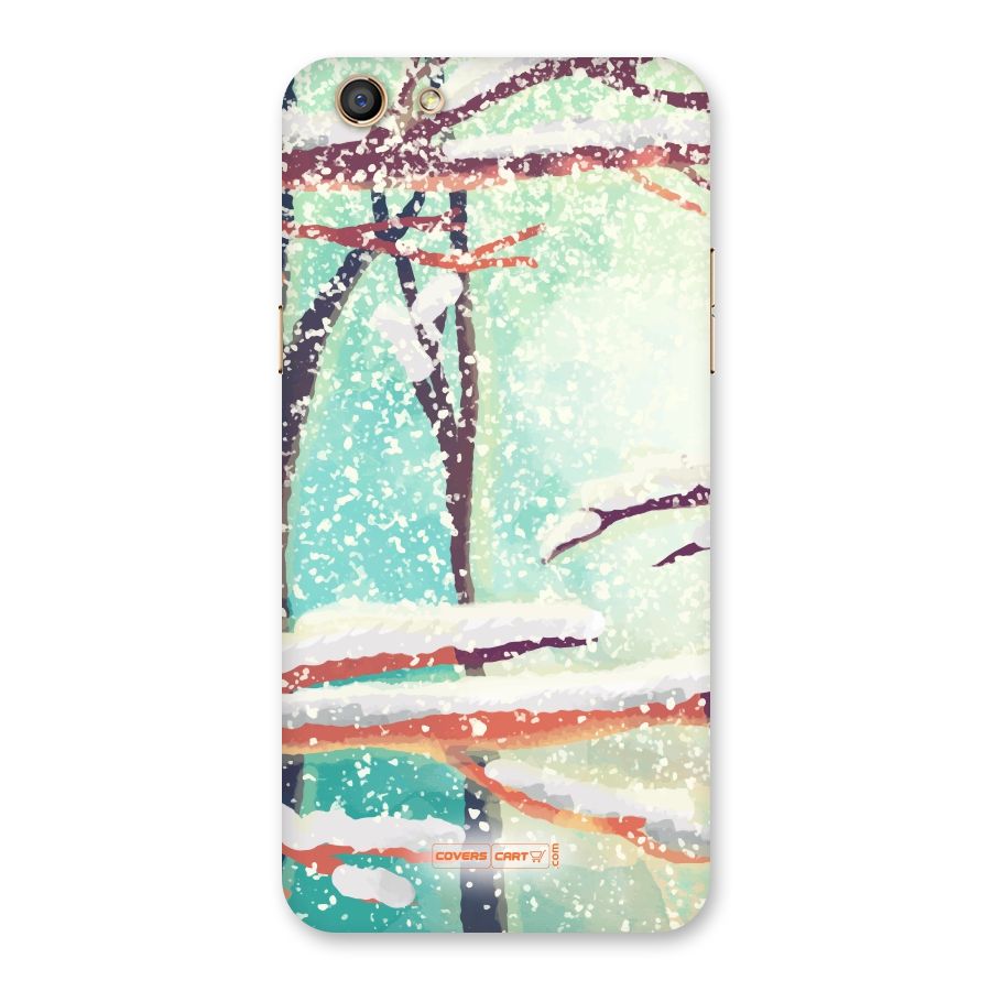 Winter Season Back Case for Oppo F3