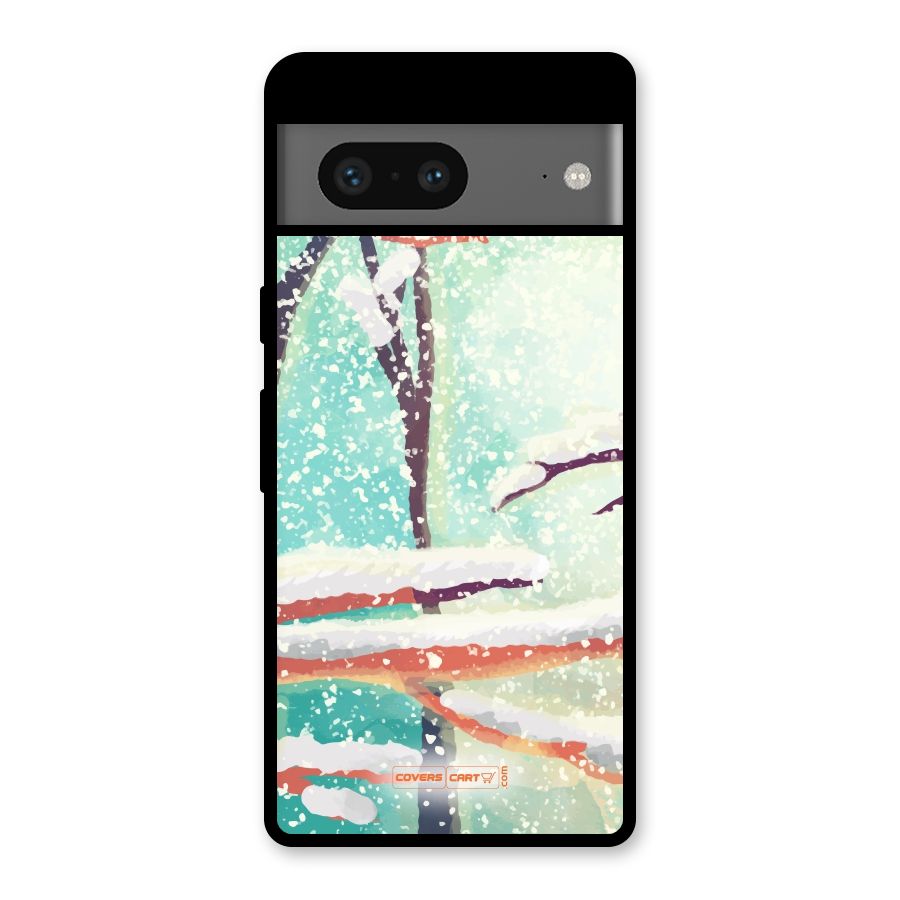 Winter Season Glass Back Case for Google Pixel 7