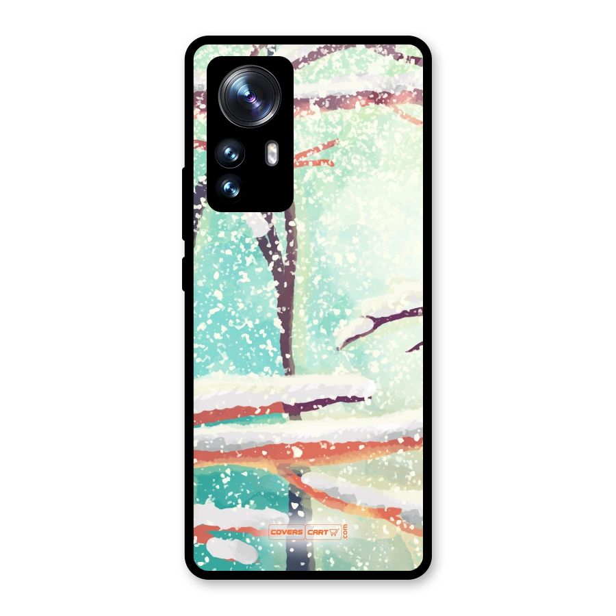 Winter Season Glass Back Case for Xiaomi 12 Pro