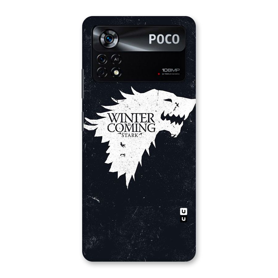 Winter is Coming Stark Back Case for Poco X4 Pro 5G