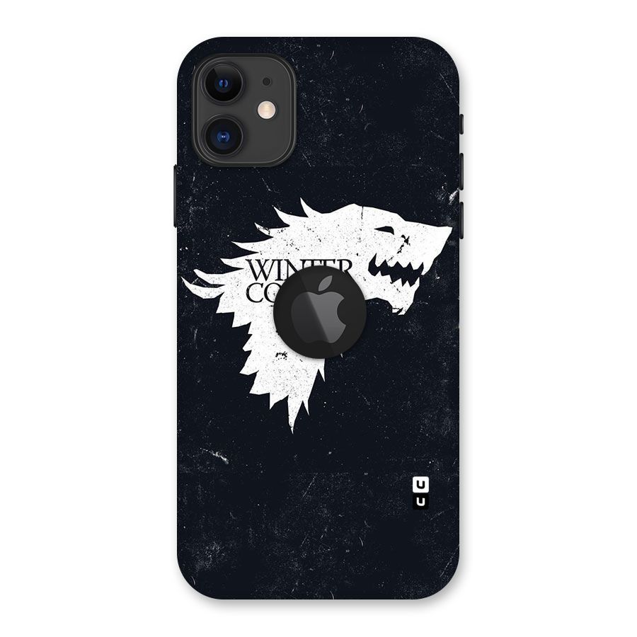 Winter is Coming Stark Back Case for iPhone 11 Logo Cut