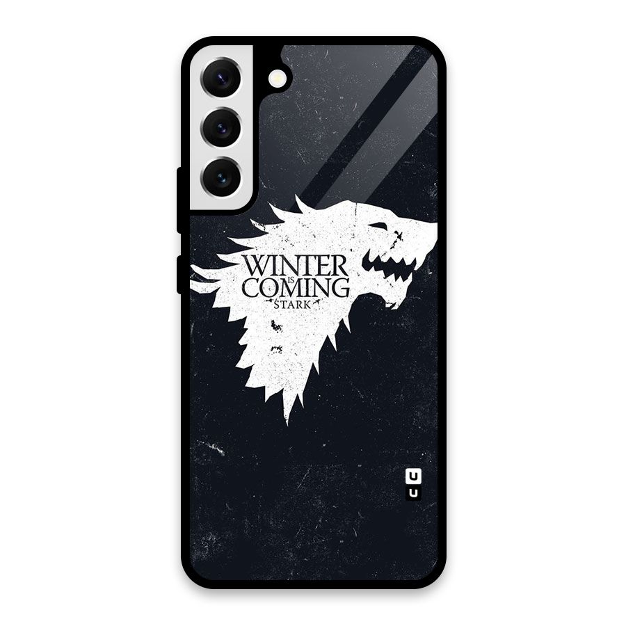 Winter is Coming Stark Glass Back Case for Galaxy S22 Plus 5G