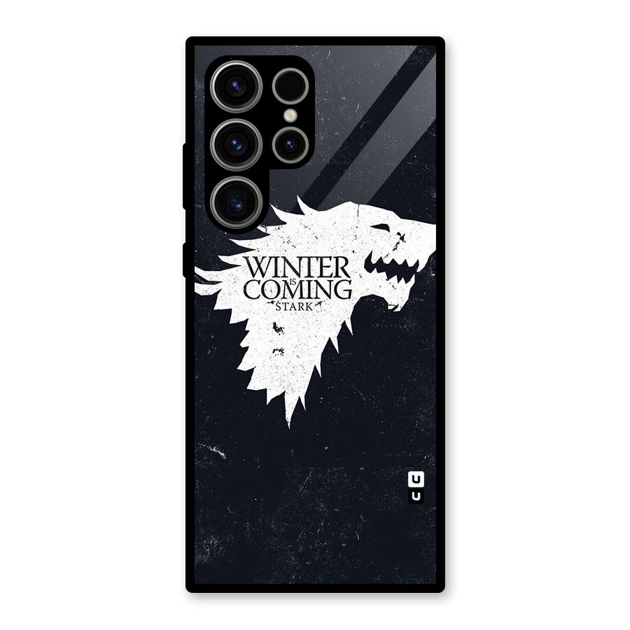 Winter is Coming Stark Glass Back Case for Galaxy S23 Ultra