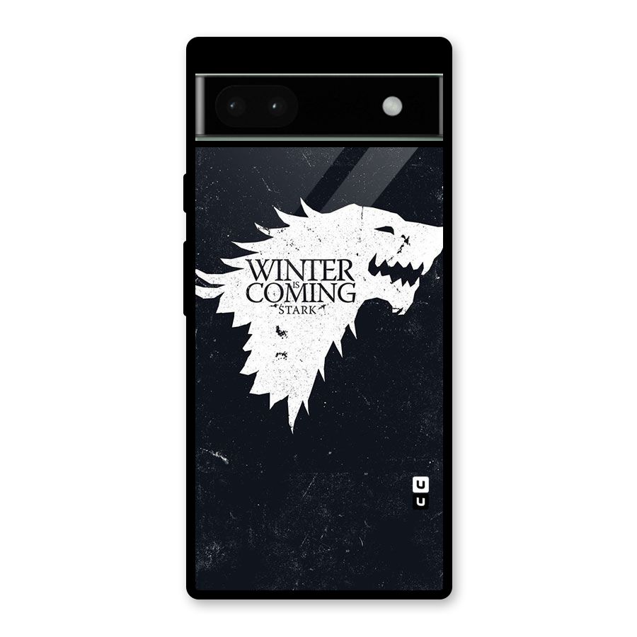 Winter is Coming Stark Glass Back Case for Google Pixel 6a