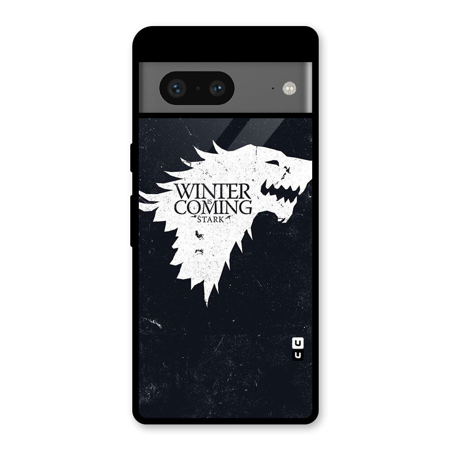 Winter is Coming Stark Glass Back Case for Google Pixel 7