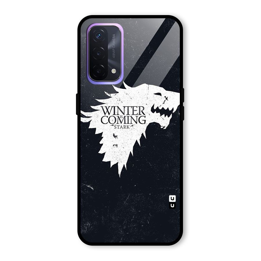 Winter is Coming Stark Glass Back Case for Oppo A74 5G