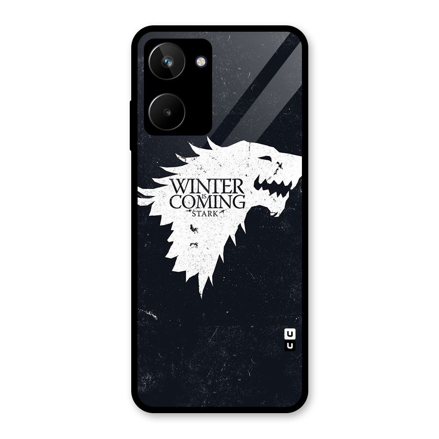 Winter is Coming Stark Glass Back Case for Realme 10