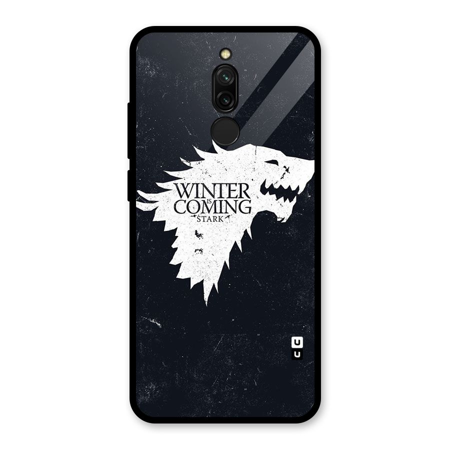 Winter is Coming Stark Glass Back Case for Redmi 8