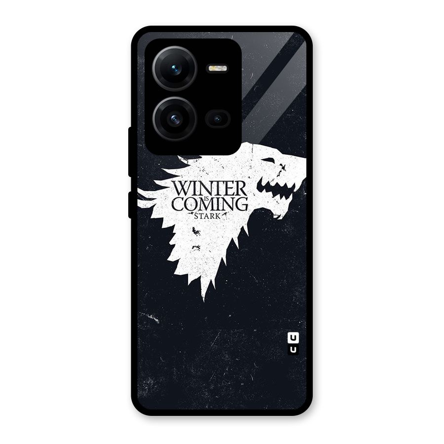 Winter is Coming Stark Glass Back Case for Vivo V25