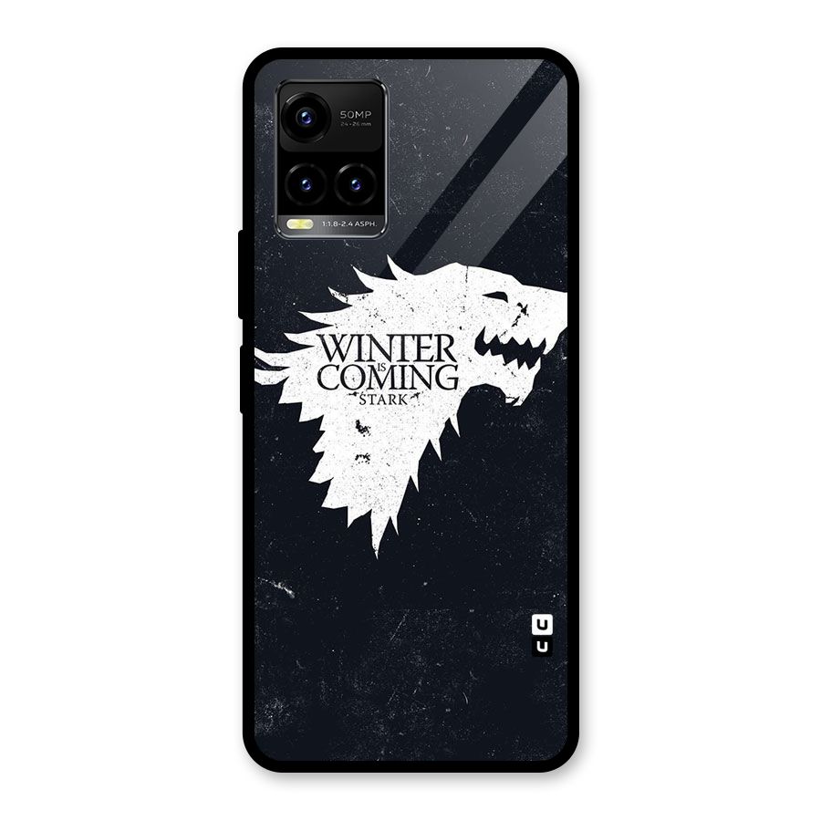 Winter is Coming Stark Glass Back Case for Vivo Y21A