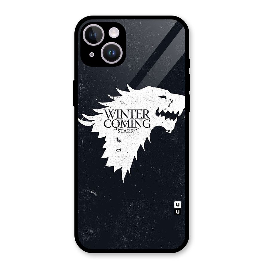 Winter is Coming Stark Glass Back Case for iPhone 14 Plus