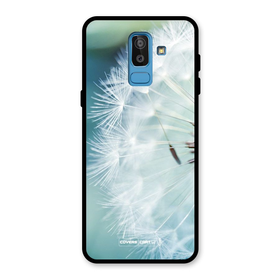 Wish Floral Glass Back Case for Galaxy J8