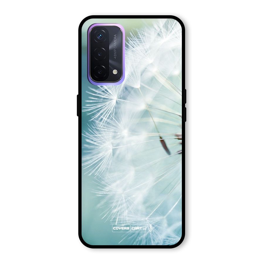 Wish Floral Glass Back Case for Oppo A74 5G