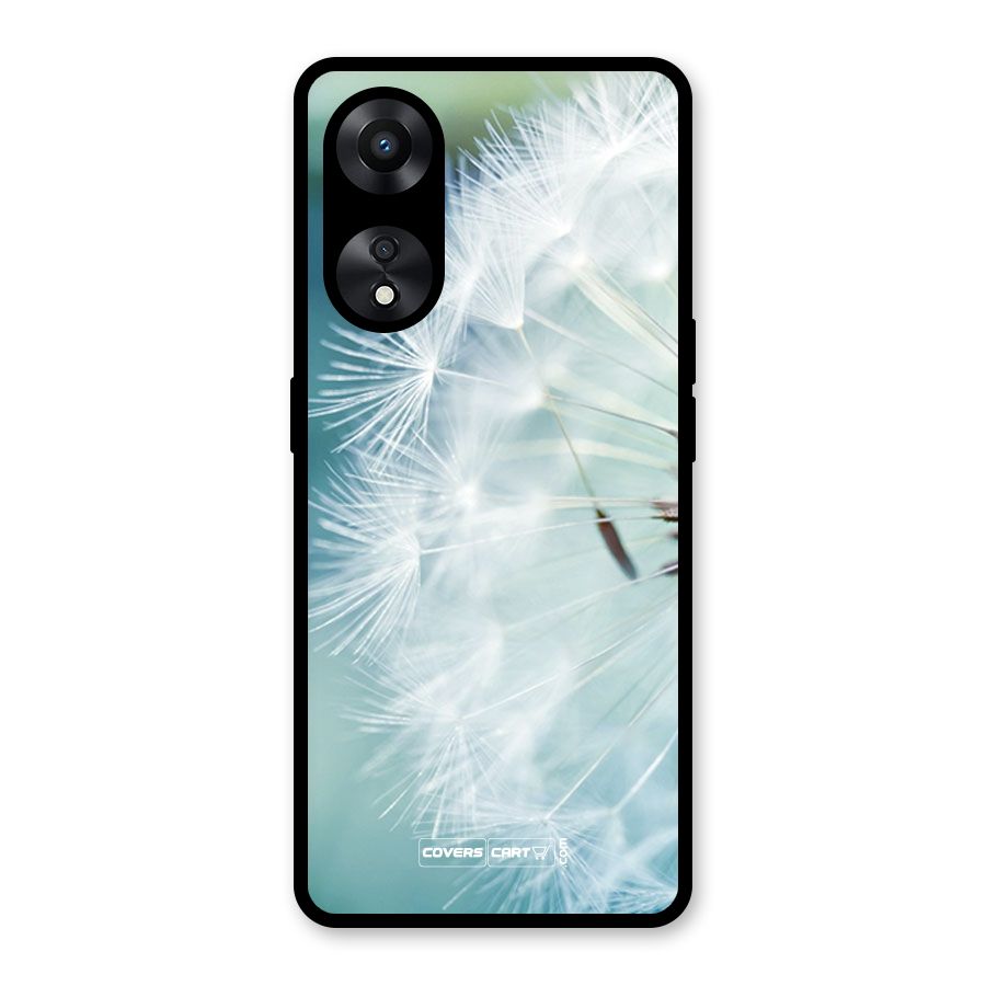 Wish Floral Glass Back Case for Oppo A78