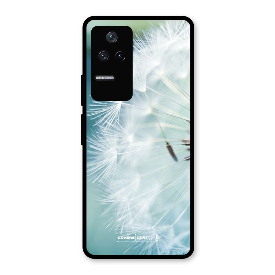Wish Floral Glass Back Case for Poco F4 5G