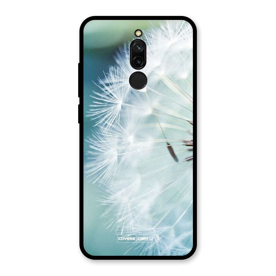 Wish Floral Glass Back Case for Redmi 8