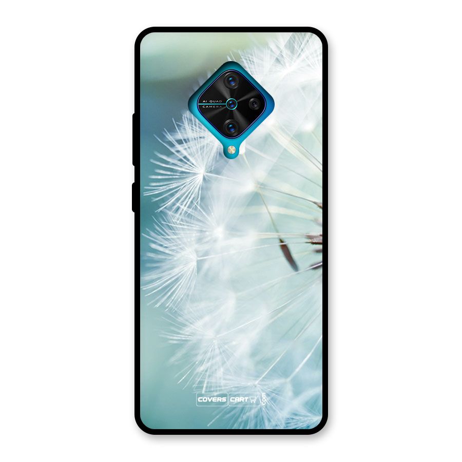 Wish Floral Glass Back Case for Vivo S1 Pro