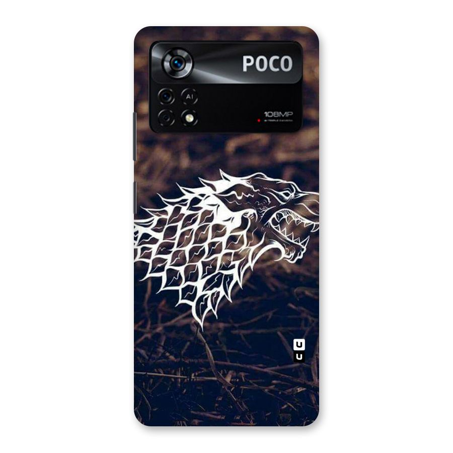 Wolf In White Back Case for Poco X4 Pro 5G