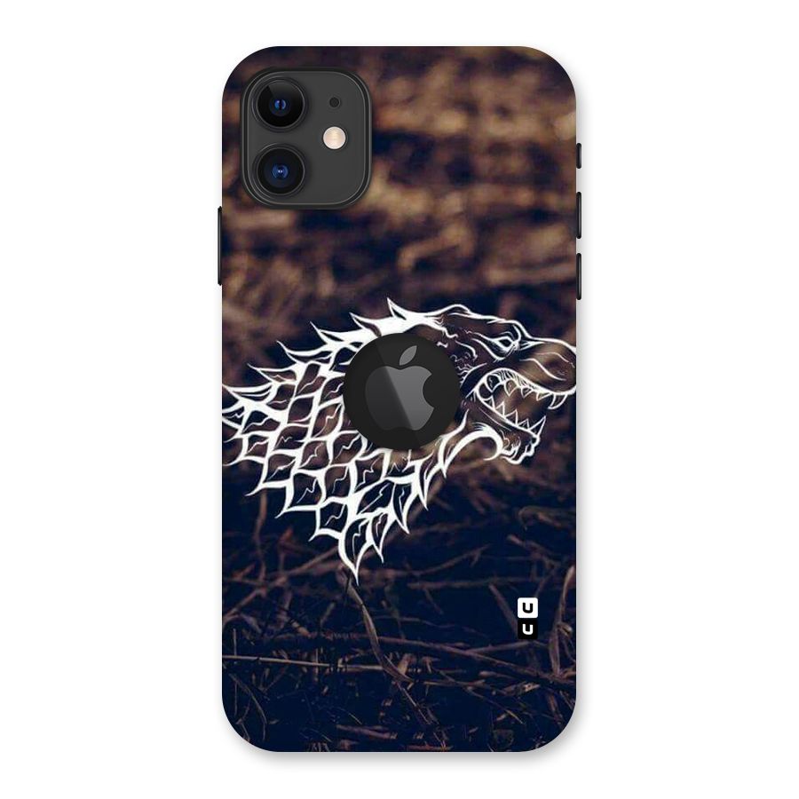 Wolf In White Back Case for iPhone 11 Logo Cut