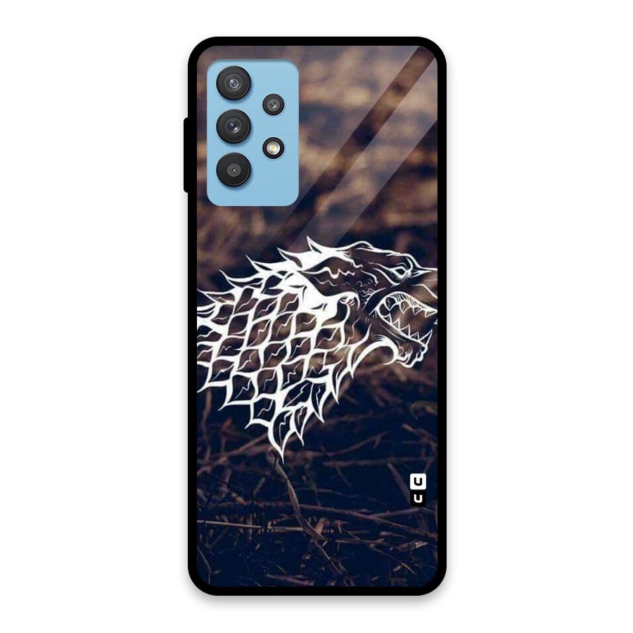 Wolf In White Glass Back Case for Galaxy M32 5G
