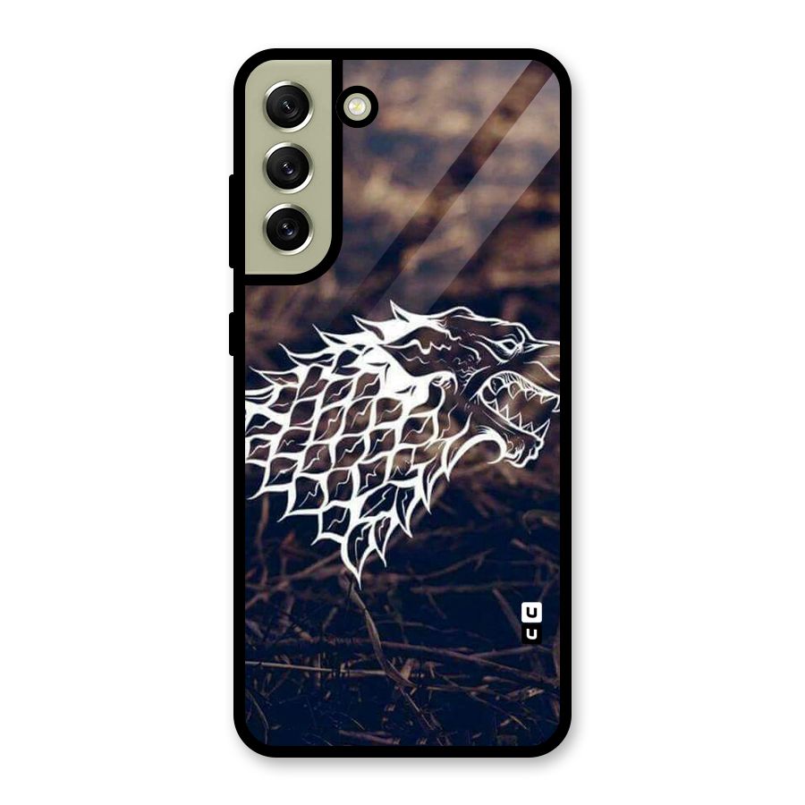 Wolf In White Glass Back Case for Galaxy S21 FE 5G