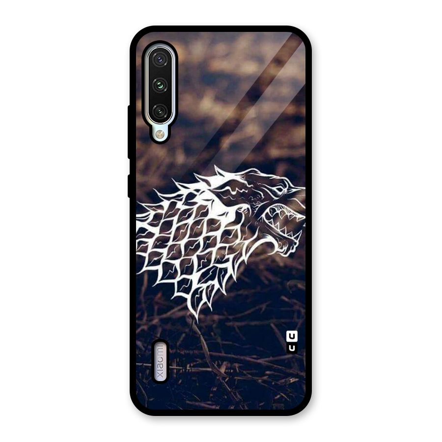 Wolf In White Glass Back Case for Mi A3